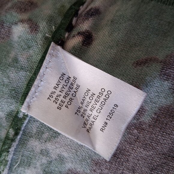 JOSEPH A. Blossoming Floral Print 3/4 Sleeve Cardigan Size M - Picture 6 of 7